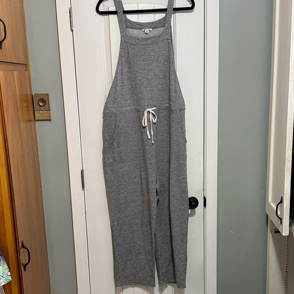 American Eagle Outfitters Heather Gray Jersey overalls - Picture 4 of 5